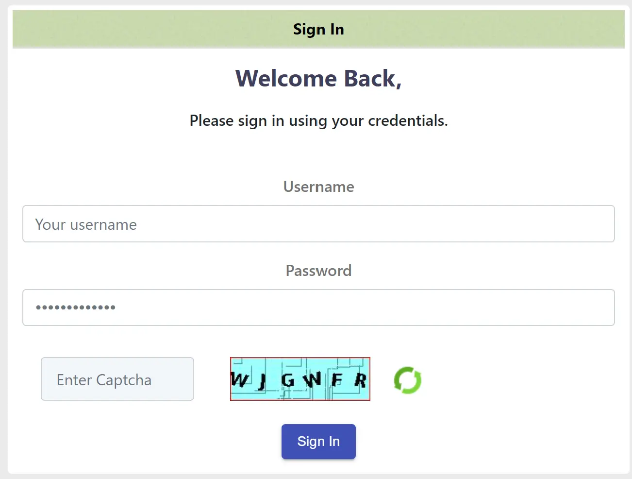 Login Form