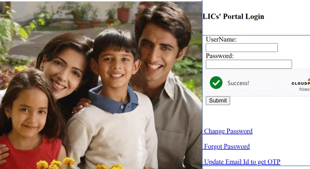 LIC Portal Login