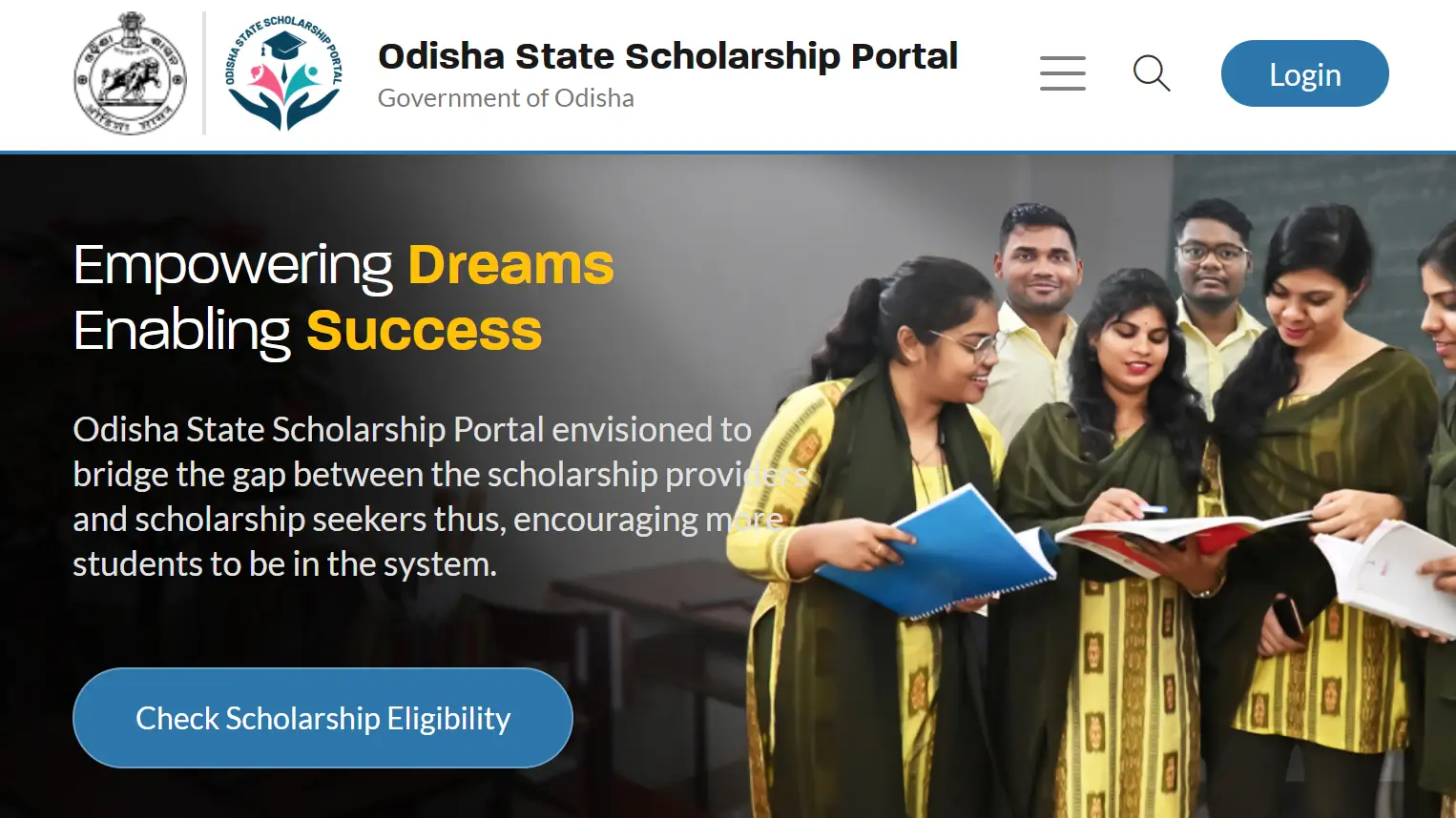 Odisha Scholarship Portal