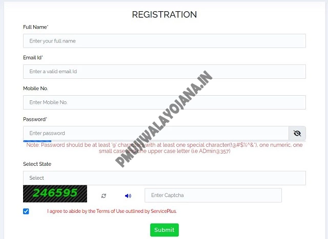 Registration Application Form