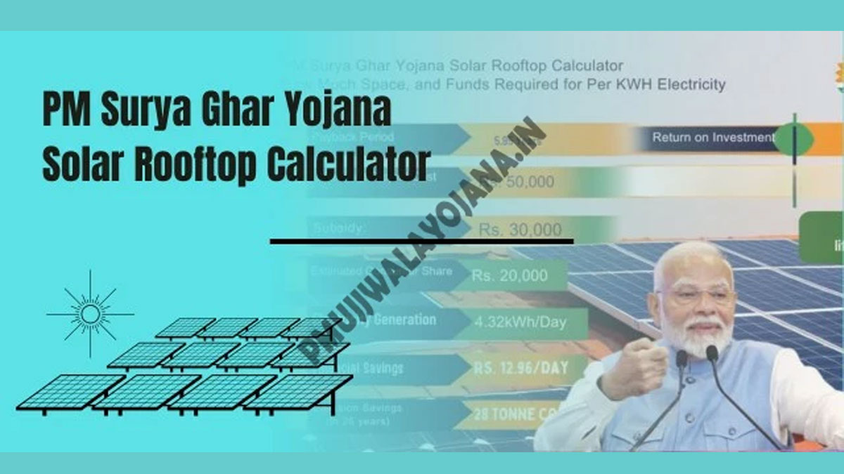 PM Surya Ghar Yojana Solar Rooftop Calculator