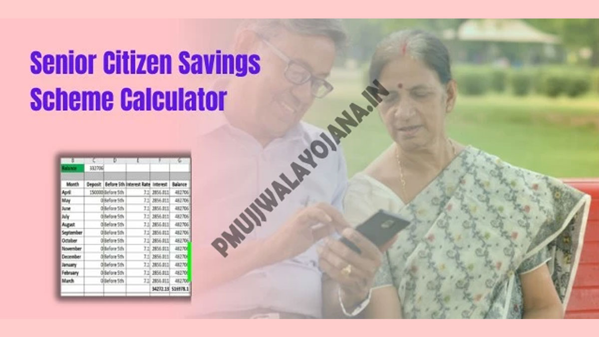 Senior Citizen Savings Scheme Calculator