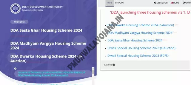 DDA Sasta Ghar Housing Scheme Portal