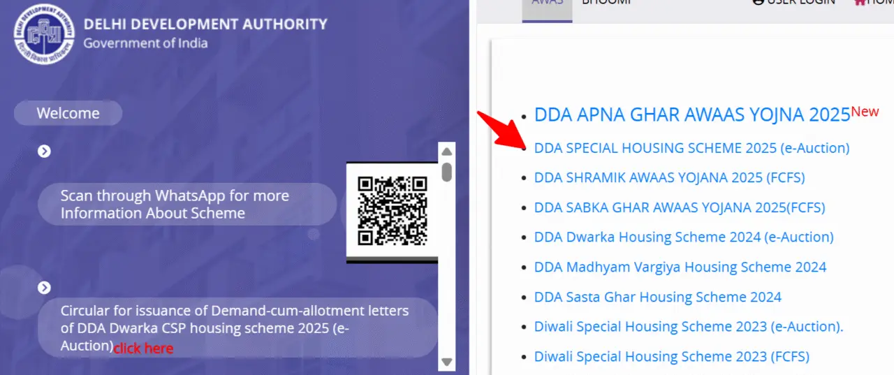DDA Special Housing Scheme