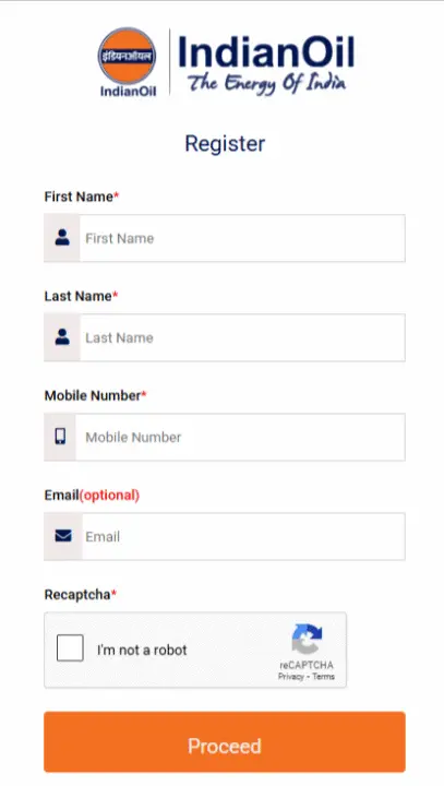 Indane Gas Connection Form