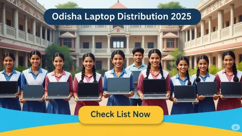 Odisha Laptop Distribution List