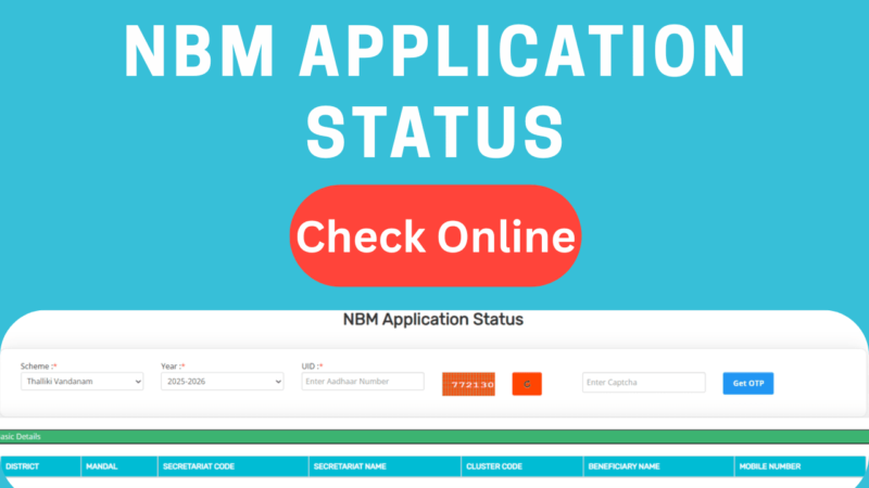 NBM Application Status