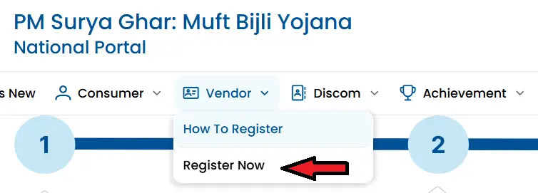 PM Surya Ghar Yojana Vendor Portal