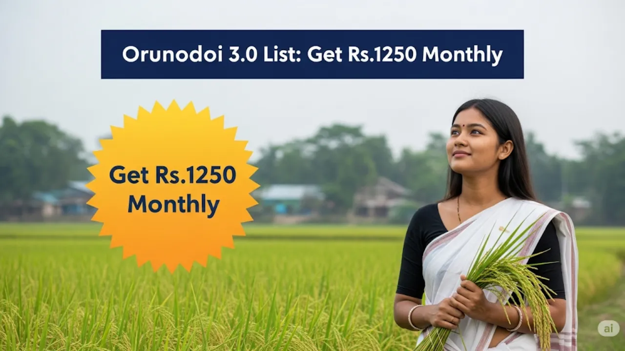 Assam Orunodoi 3.0 List