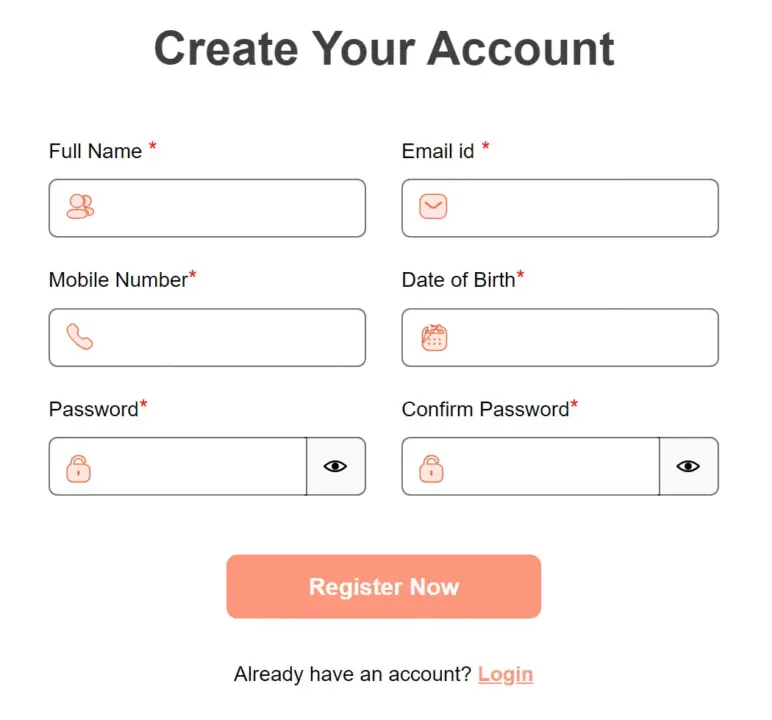 New Job Application Form